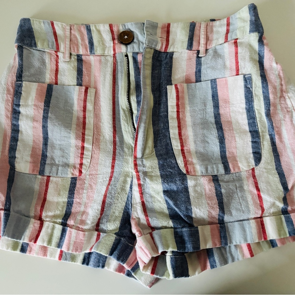Roxy Striped Shorts Size XS